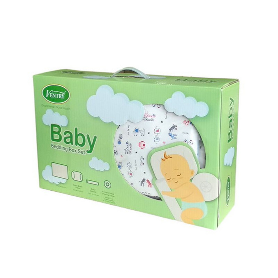 Ventry Baby Set ชุดหมอนและที่นอนเด็กแรกเกิด (Set S)