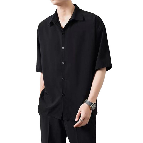 BP OFFICIAL เสื้อเชิ้ตเกาหลีแขนสั้น BP OFFICIAL เสื้อเชิ้ตเกาหลีแขนสั้น