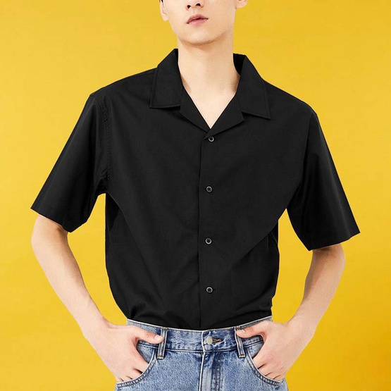 BP OFFICIAL เสื้อเชิ้ตเกาหลีแขนสั้น BP OFFICIAL เสื้อเชิ้ตเกาหลีแขนสั้น