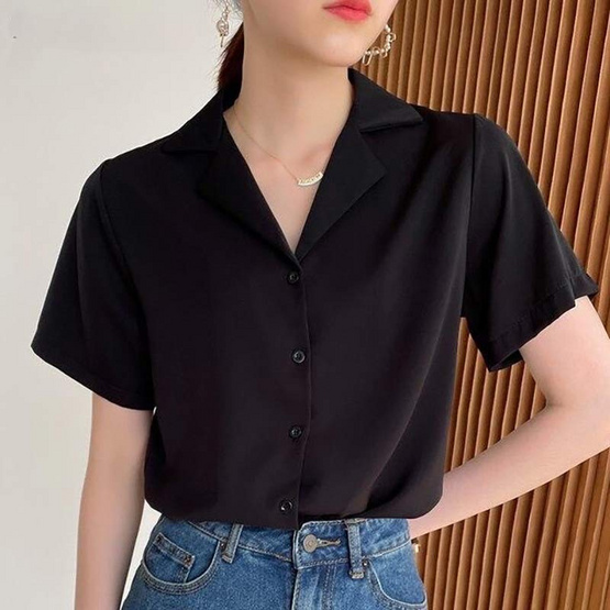 BP OFFICIAL เสื้อเชิ้ตเกาหลีแขนสั้น BP OFFICIAL เสื้อเชิ้ตเกาหลีแขนสั้น