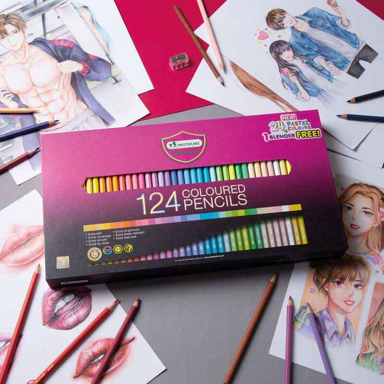 Master Art ดินสอสี 124 สี