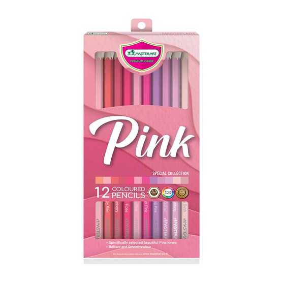 Master Art ดินสอสี 12 สี Special Collection - Pink