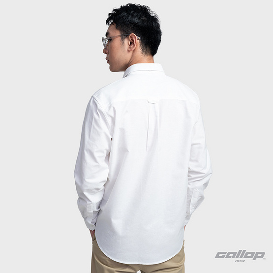 GALLOP  OXFORD CASUAL SHIRT เสื้อเชิ๊ตแขนยาว ผ้า OXFORD รุ่น GW9032