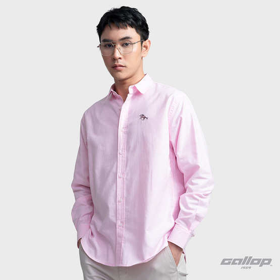 GALLOP  OXFORD CASUAL SHIRT เสื้อเชิ๊ตแขนยาว ผ้า OXFORD รุ่น GW9032