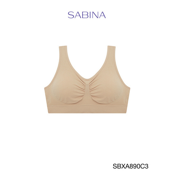 Sabina เสื้อชั้นใน ไม่มีโครง รุ่น Habpy Lady รหัส SVXA890ASFS (แพ็ก 2 ชิ้น)