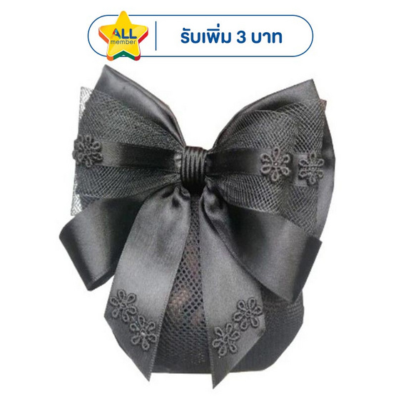Haircare เน็ตติดผม Ribbon  H008-BK