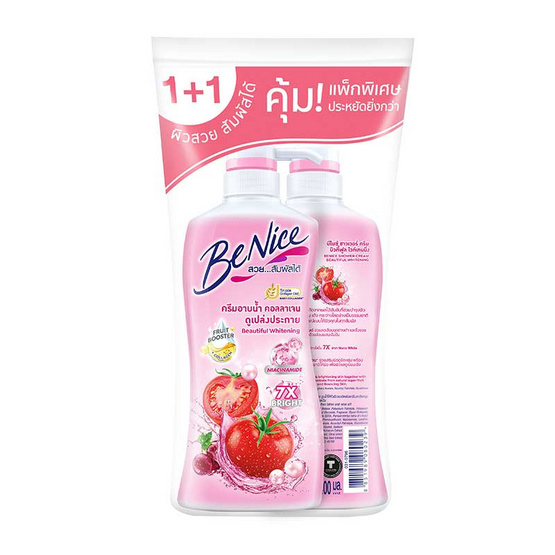 บีไนซ์ ครีมอาบน้ำ บิวติฟูล ไวท์เทนนิ่ง 400 มล. (แพ็กคู่) บีไนซ์ ครีมอาบน้ำ บิวติฟูล ไวท์เทนนิ่ง 400 มล. (แพ็กคู่)