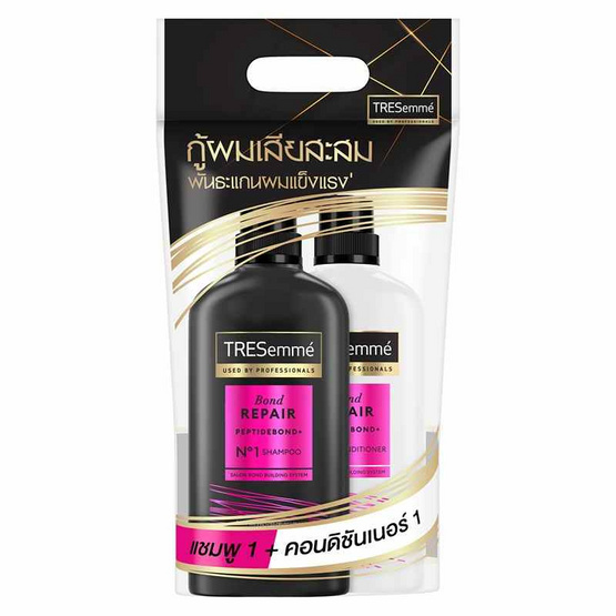 เทรซาเม่ บอนด์ รีแพร์ แชมพู 370 มล. + ครีมนวด 370 มล.
