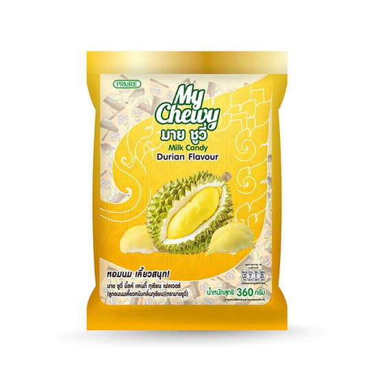 มายชูวี่ ลูกอมนมเคี้ยวหนึบกลิ่นทุเรียน 360 กรัม