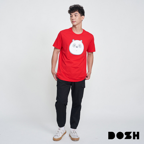 DOSH UNISEX T-SHIRTS WE BARE BEARS เสื้อยืดคอกลม แขนสั้น ผู้ชาย DBBMT5038