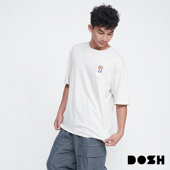 DOSH OVERSIZED SHORT SLEEVE T-SHIRTS WE BARE BEARS เสื้อยืดโอเวอร์ไซส์ DBBMT5051