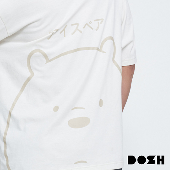 DOSH OVERSIZED SHORT SLEEVE T-SHIRTS WE BARE BEARS เสื้อยืดโอเวอร์ไซส์ DBBMT5051