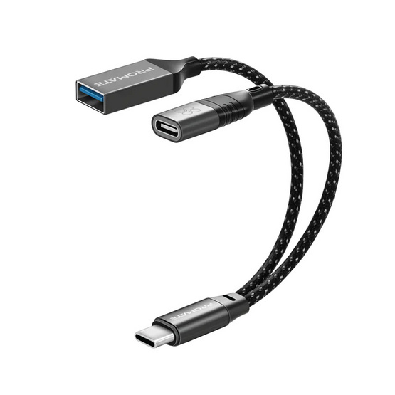 PROMATE สายแปลงสัญญาณ USB-C OTG Media Adapter รุ่น OTGLink-C