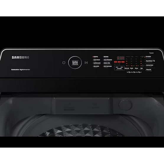 Samsung เครื่องซักผ้าฝาบน เทคโนโลยี Digital Inverter ขนาด 15 กก. รุ่น WA15CG5441BYST