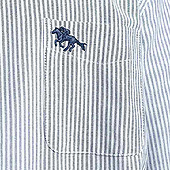 GALLOP Striped Oxford Casual Shirt เสื้อเชิ๊ตแขนยาวลายริ้ว รุ่น GW9035