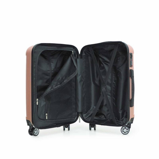 HQ LUGGAGE กระเป๋าเดินทาง ABS 4 ล้อคู่ กุญแจล็อค 3 รหัส รุ่น 5509