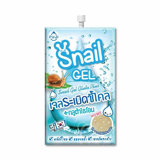 FUJI เจลหอยทาก Cream Snail Gel With Gluta Plus 10 กรัม (แพ็ก 6 ชิ้น)