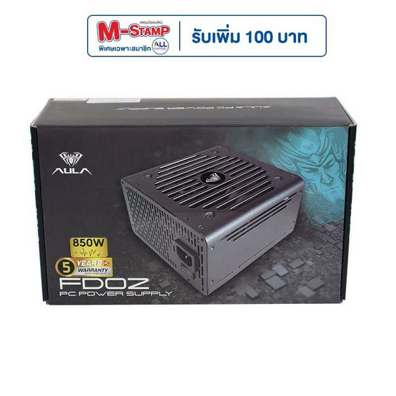 Aula เพาเวอร์ซัพพลาย FD02-850W 80 Plus Gold Non-Modula