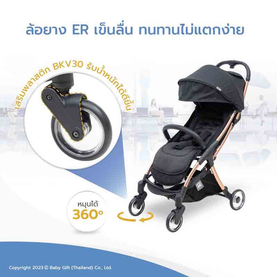 PRINCE & PRINCESS - รถเข็นเด็กพับอัตโนมัติ Autopact Plus