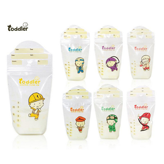 Toddler ถุงเก็บน้ำนมแม่ ขนาด 6 OZ. (28 ใบ/กล่อง)