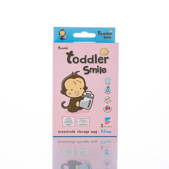 Toddler สมาย ถุงเก็บน้ำนมแม่ 9 OZ. (52 ใบ/กล่อง)