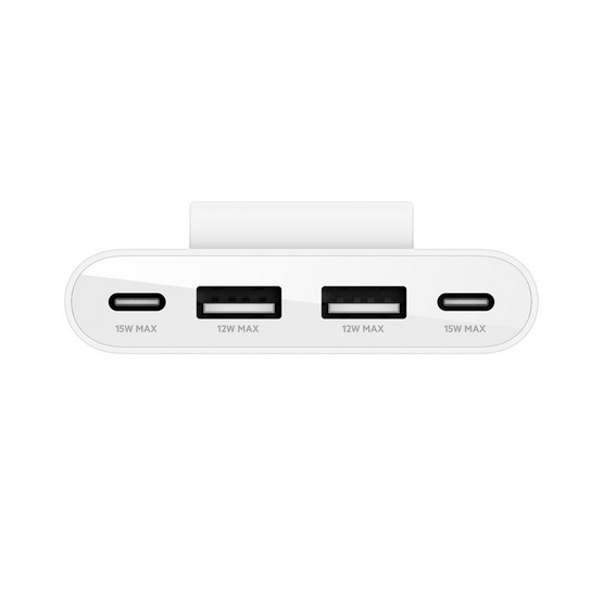 Belkin อุปกรณ์ขยายช่องจ่ายไฟ BoostCharge 4-Port?USB Power (BUZ001bt2MBKB7)