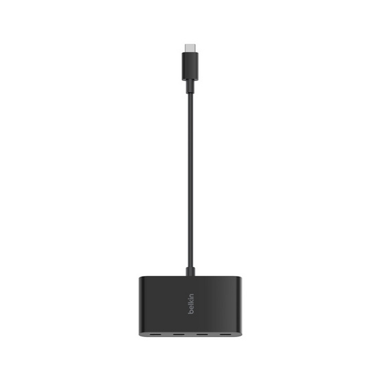 Belkin อุปกรณ์ขยายช่องสัญญาณ Connect USB-C to 4-Port USB-C Hub (AVC018btBK)