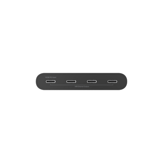 Belkin อุปกรณ์ขยายช่องสัญญาณ Connect USB-C to 4-Port USB-C Hub (AVC018btBK)