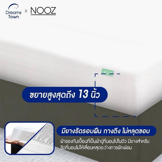 Nooz ผ้ารองกันเปื้อน Claasic Bamboo Protector