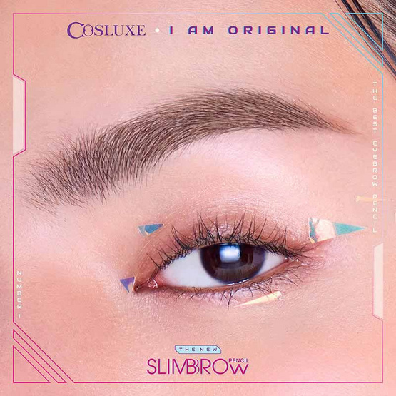 COSLUXE ดินสอเขียนคิ้ว SLIMBROW PENCIL REF 0.05 กรัม