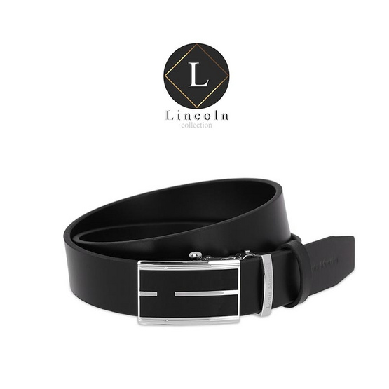 Louis Montini Automatic Belt เข็มขัดหนังแท้ หัวออโต้เมติก เข็มขัดผู้ชาย หนังวัวแท้