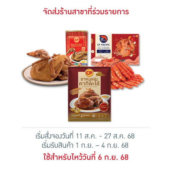 ชุดไหว้มงคล(กุ้งต้ม คากิ เป็ดพะโล้) ชุดไหว้มงคล(กุ้งต้ม คากิ เป็ดพะโล้)