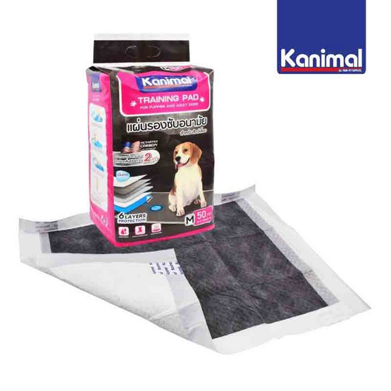 Kanimal Activated Carbon Pad แผ่นรองฉี่สัตว์เลี้ยง สูตรคาร์บอน