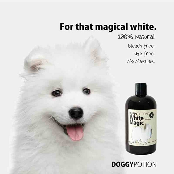 Doggy Potion PUPPY POTION White Magic แชมพูสำหรับสุนัขขนขาว 500ml