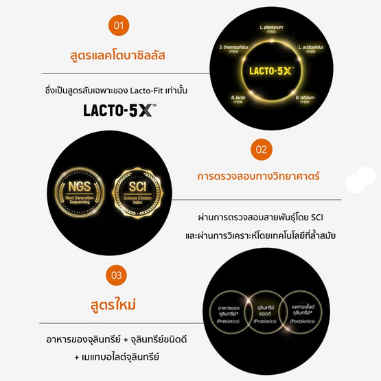 LACTO-FIT แล็กโต-ฟิต บรรจุ 10 ซอง