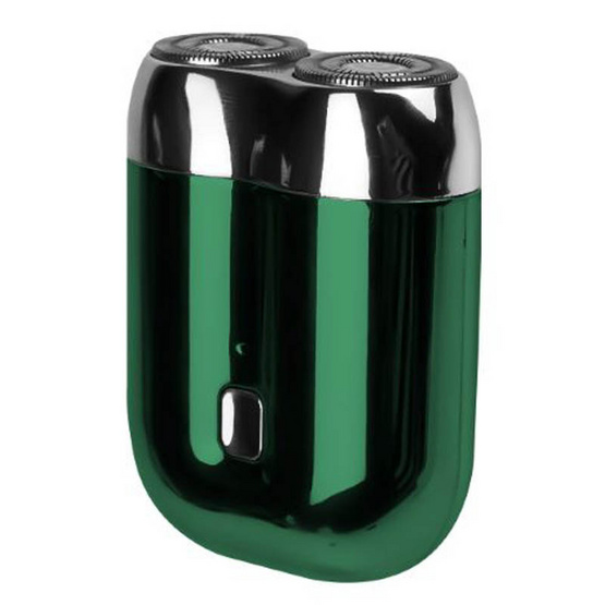 Mini Shaver เครื่องโกนหนวดแบบไร้สาย 2 หัว Electric ShaverSJ-601 Green