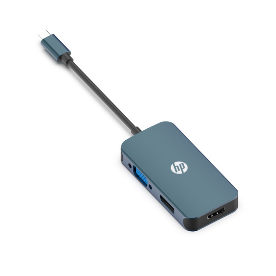 HP อุปกรณ์แปลงสัญญาณ USB-C to VGA HDMI DP DHC-CT200