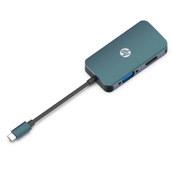 HP อุปกรณ์แปลงสัญญาณ USB-C to VGA HDMI DP DHC-CT200