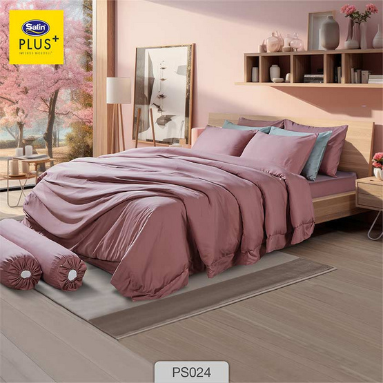 Satin Plus ผ้าปูที่นอน PS024 Satin Plus ผ้าปูที่นอน PS024