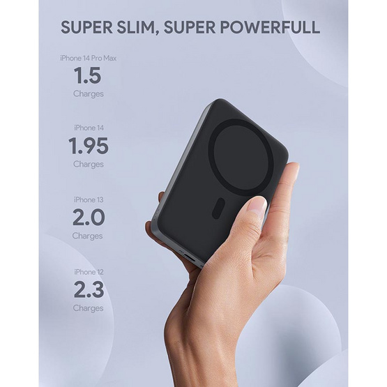 Aukey Power Bank Wireless 10000 mAh รุ่น PB-MS02