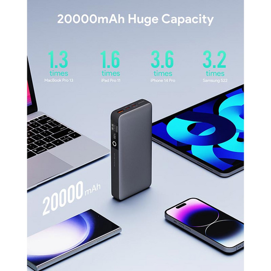 Aukey Power Bank 20000 mAh รุ่น PB-Y43