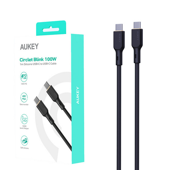 Aukey สายชาร์จ Type-C รุ่น CB-SCC101