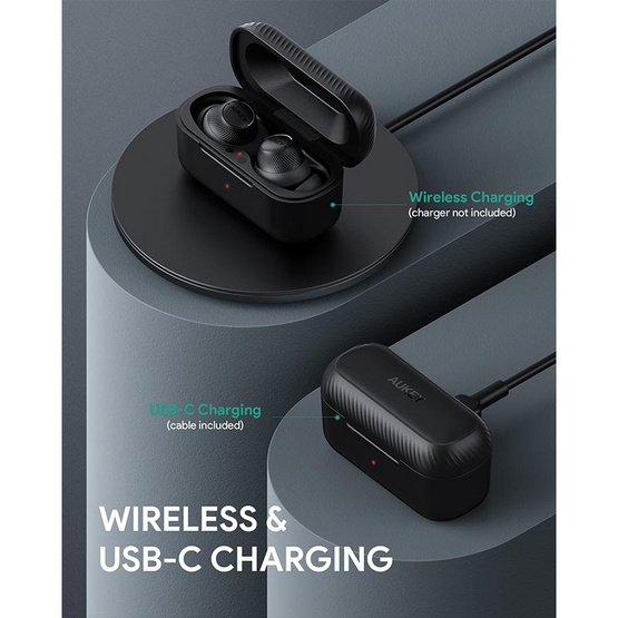 Aukey หูฟังบลูทูธแบบ True Wireless รุ่น EP-T35