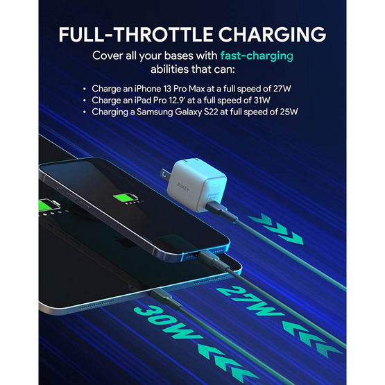 Aukey หัวชาร์จ รุ่น PA-B1L