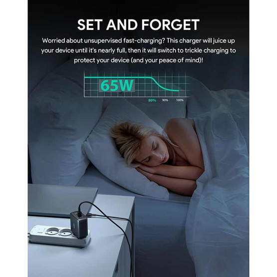 Aukey หัวชาร์จ รุ่น PA-B6T