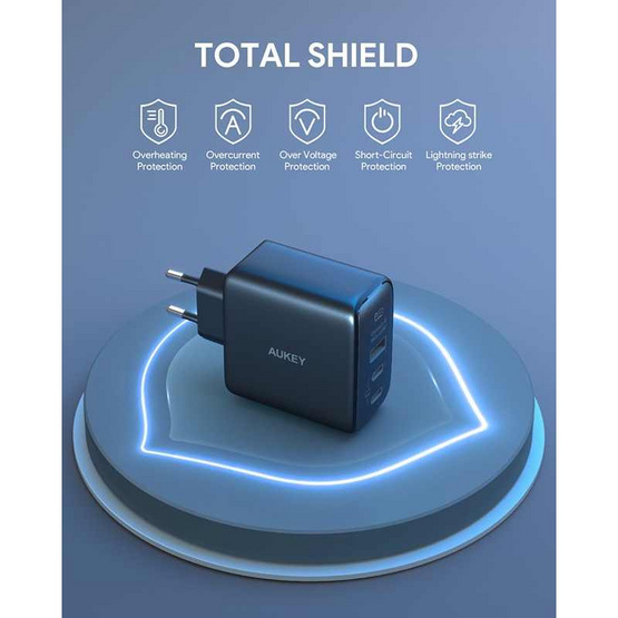 Aukey หัวชาร์จ รุ่น PA-B6T