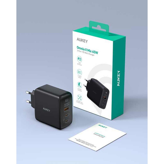 Aukey หัวชาร์จ รุ่น PA-B6T