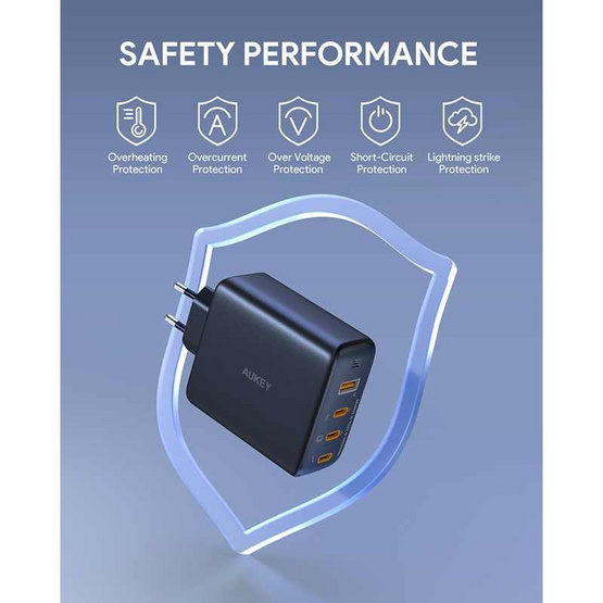 Aukey หัวชาร์จ รุ่น PA-B7S Aukey หัวชาร์จ รุ่น PA-B7S