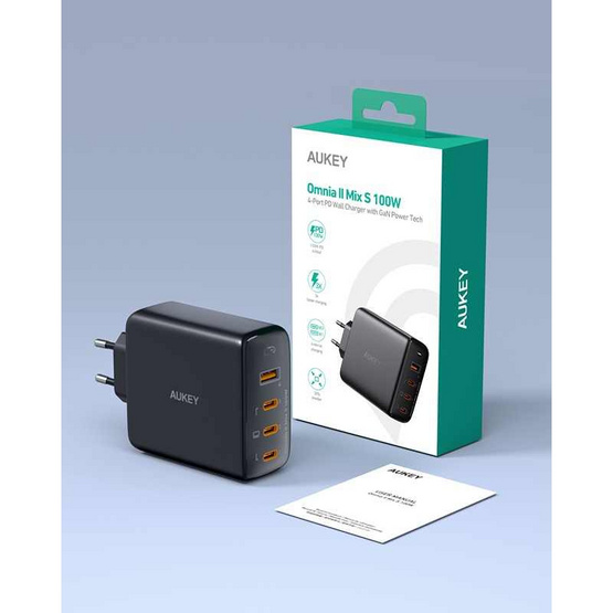 Aukey หัวชาร์จ รุ่น PA-B7S Aukey หัวชาร์จ รุ่น PA-B7S
