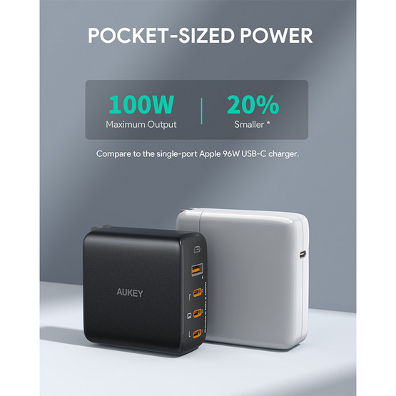 Aukey หัวชาร์จ รุ่น PA-B7S